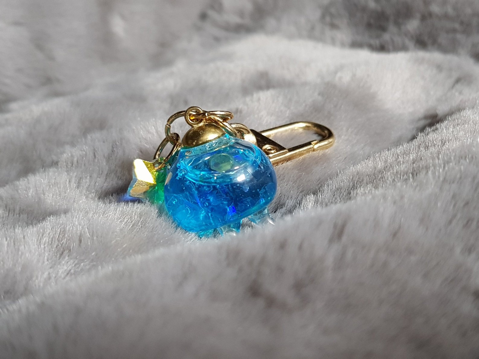 Jellyfish Keychain Etsy