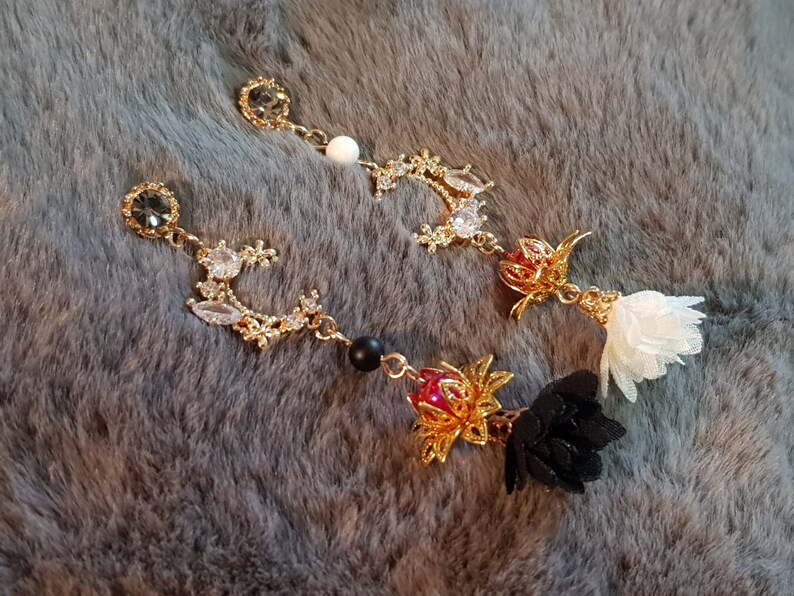 FF14 / FFXIV Tsukuyomi Earring - Etsy