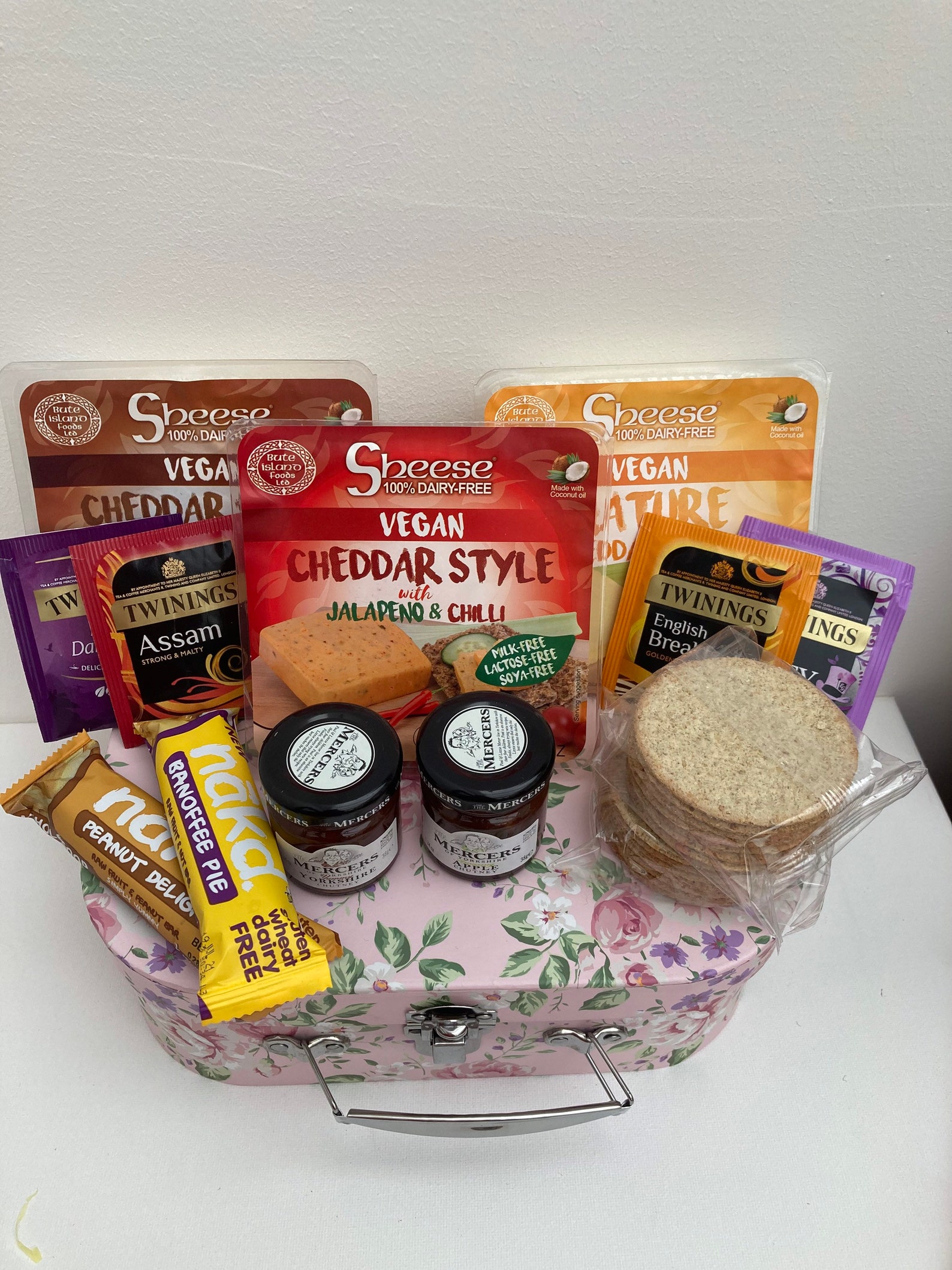 Cheese Hamper Vegan Tea Hamper Birthday Celebration Etsy
