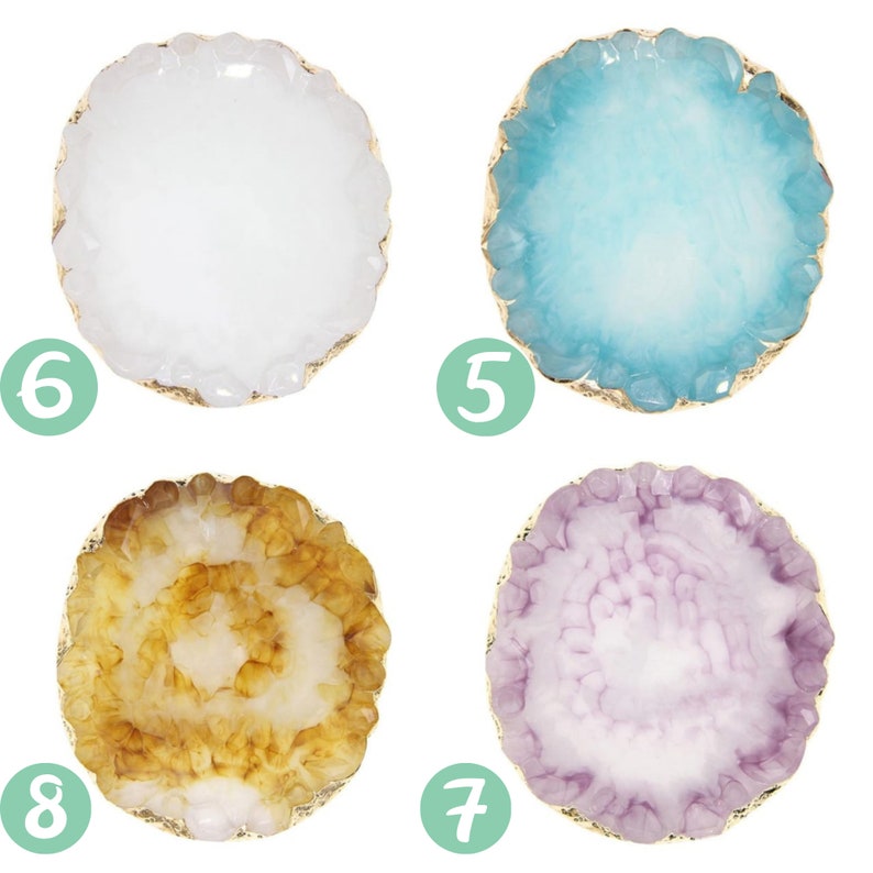 Resin Jewelry Display Plate Necklace Ring Earrings Display Etsy