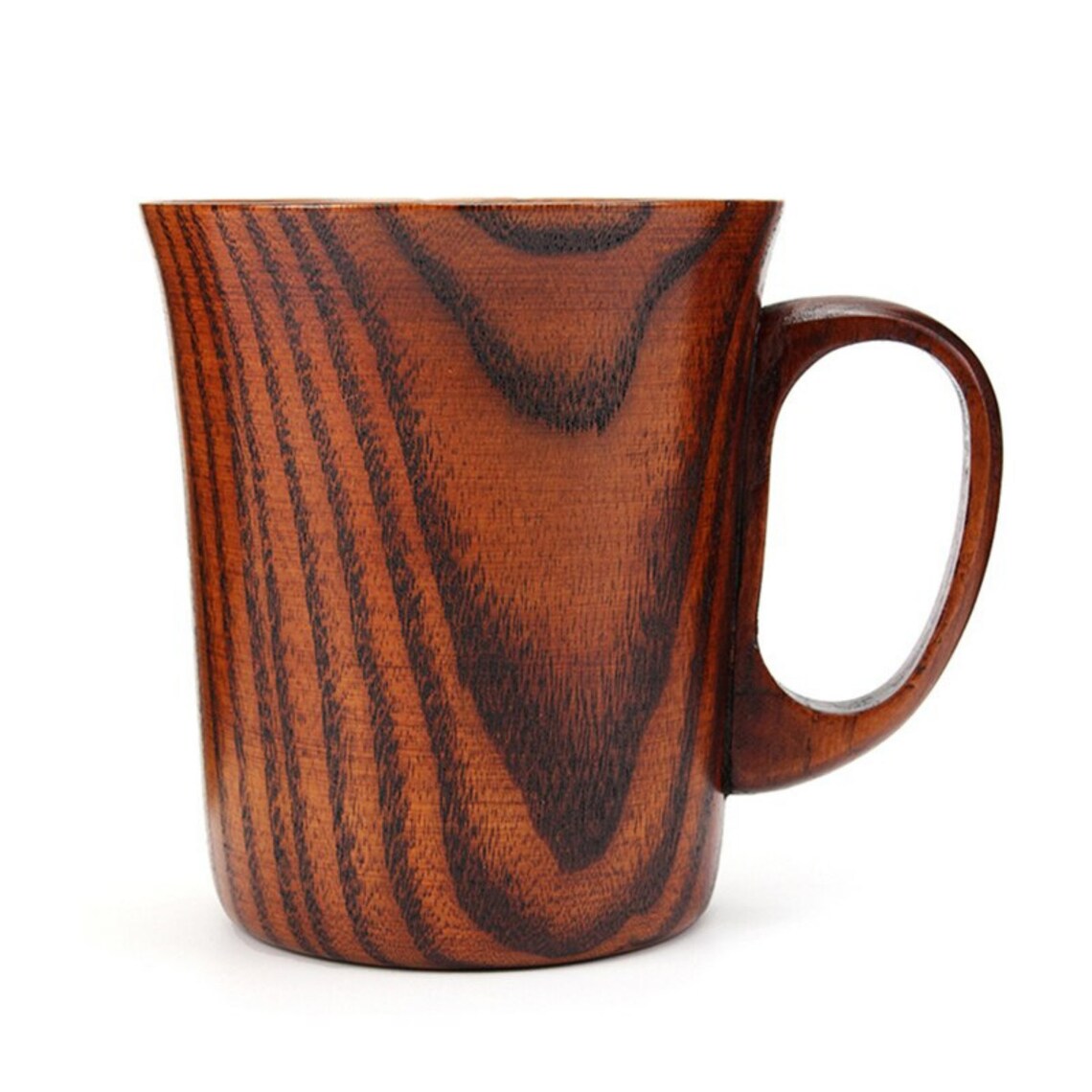 300ml Coffee Mug Natural Wood Large Wooden Cups for Coffee Etsy