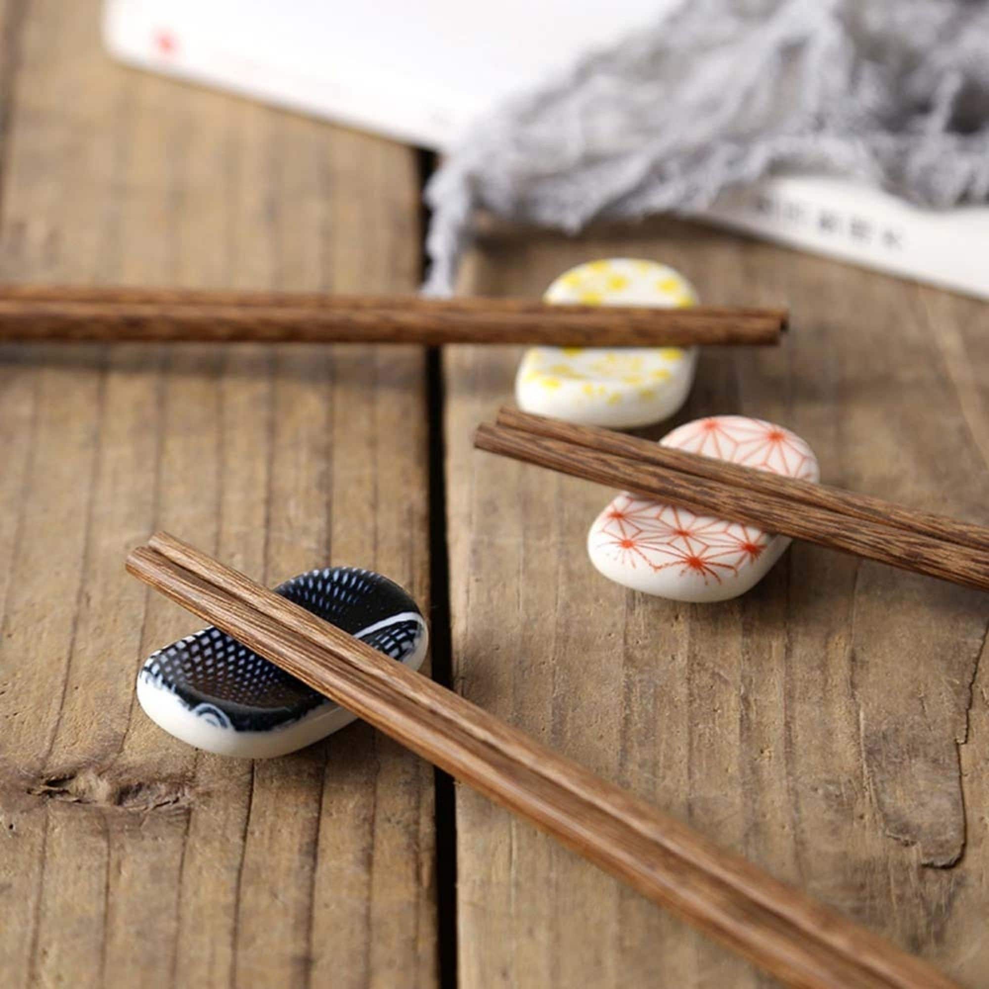 1Pcs Square Ceramic Chopsticks Holder Japanese Style Etsy