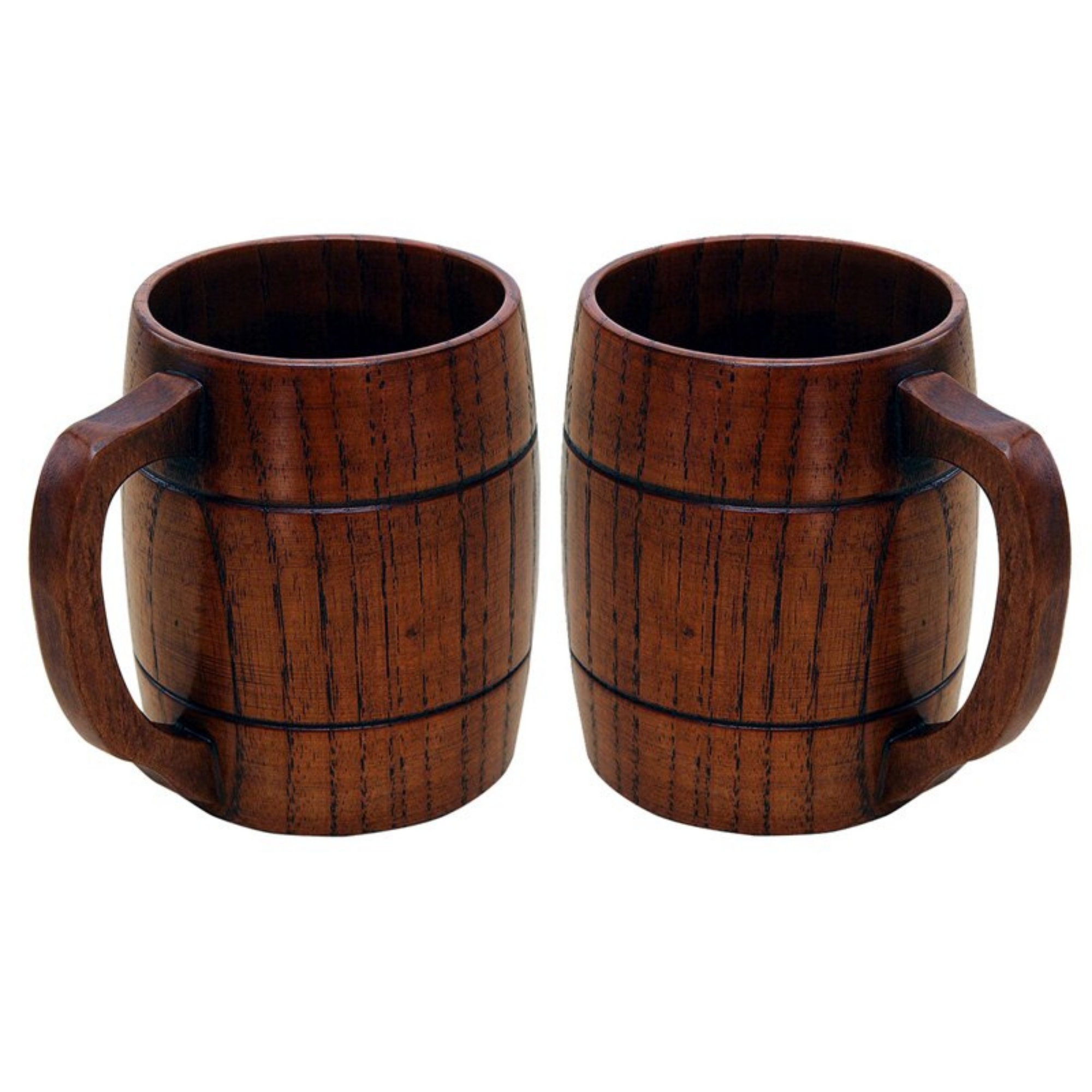 360ml Wooden Mug Large Vintage Mugs Coffee Tea Cup Etsy