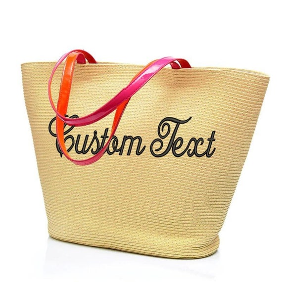 Embroidery Handbags Personalized Bag For You Custom Bags Etsy