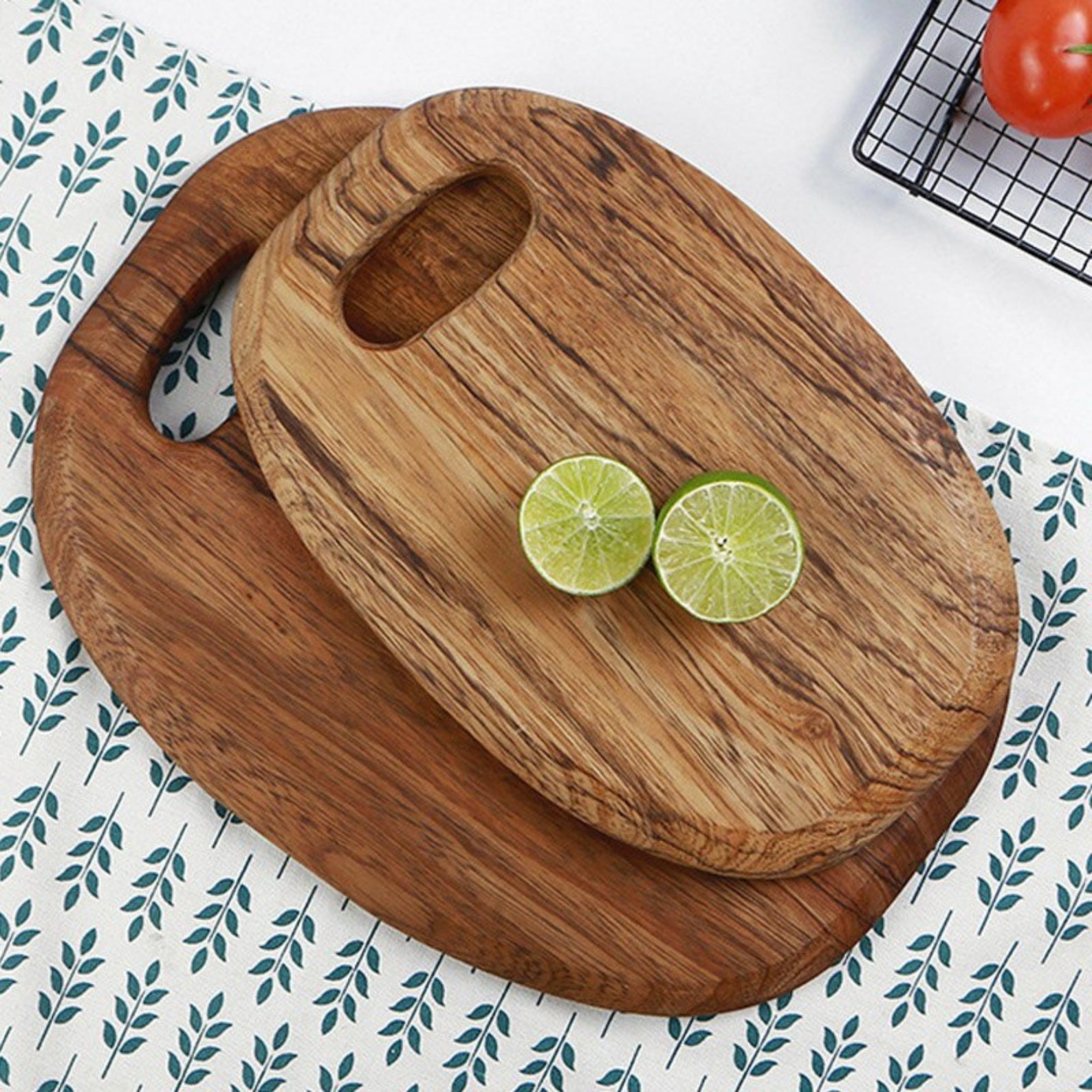 Wooden cutting board vegetable and fruit cutting board pizza Etsy