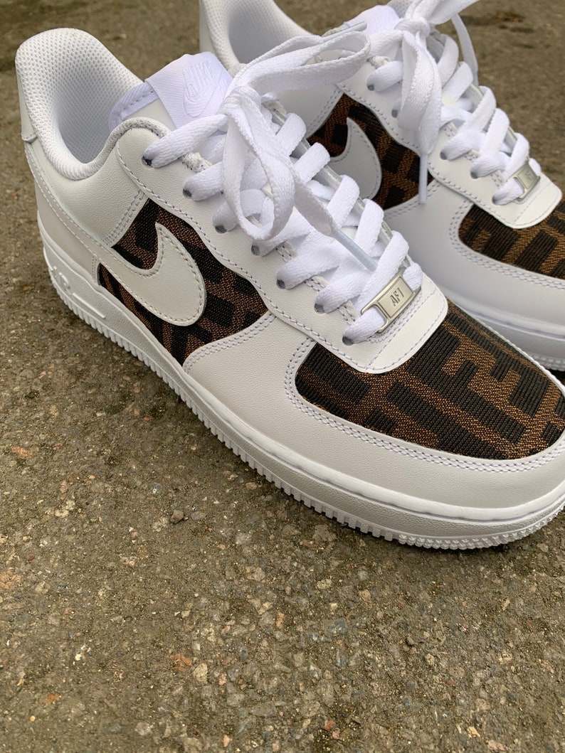 fendi force canvas sneaker