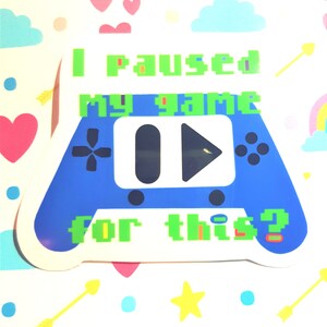 Video Game Stickers, Gaming Stickers, Gamer Girl Stickers, Gamer Cadeau voor mannen, Gaming Grappige Stickers, Tiener Gift, Video Game Gift, Vinyl