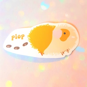 Vinyl Guinea Pig Sticker, Cavy Sticker, Pet Sticker, Animal Sticker, Vinyl Sticker, Small Animal Sticker, Small Pet Sticker