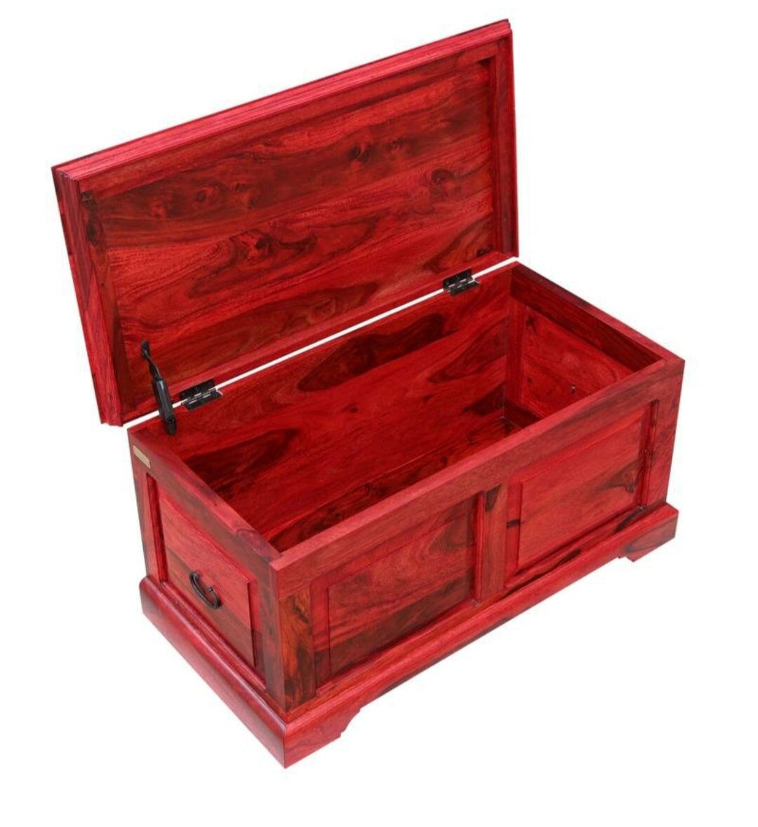 Apricot Solid Wood Trunk/Coffee Table in Spicy Red Finish Etsy