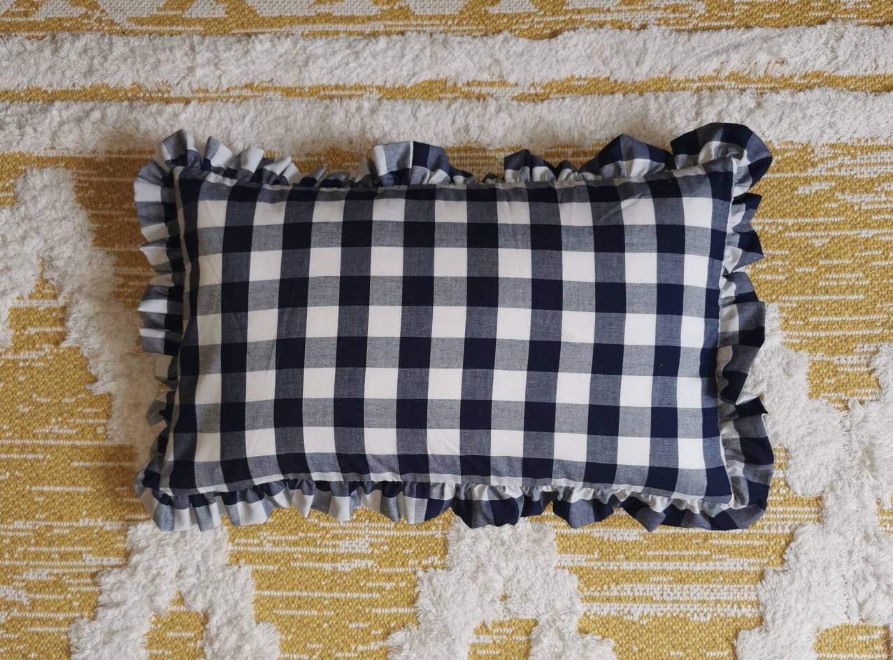 navy cushions the range