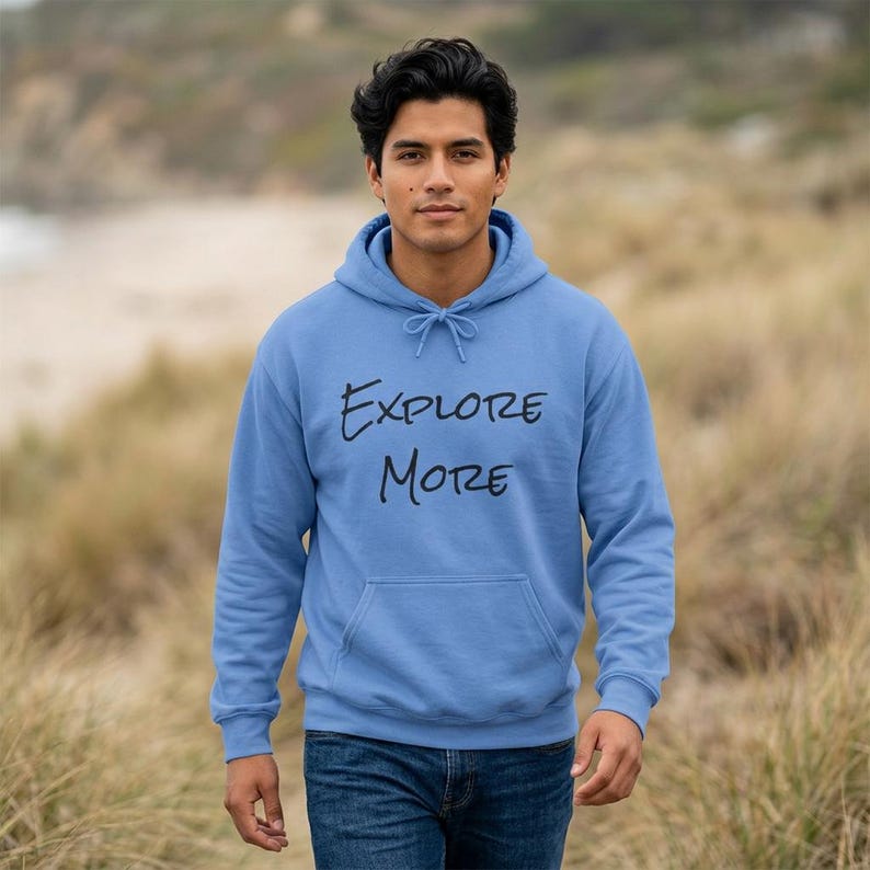 Explore More, Sweatshirt Gift for the Hiker, Festival Goer, Camper, Nomad and Comfort Hoodie Lover image 1