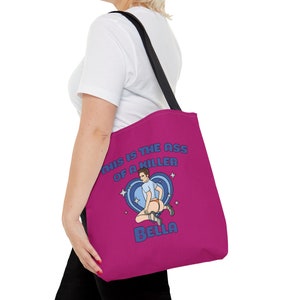Twilight - Tote Bag (AOP) - Edward Cullen - Skin of a Killer - Twerk - Pink - Robert Pattinson - Shoulder Bag - Purse