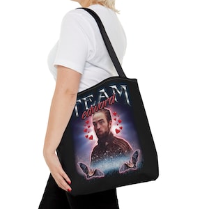 Twilight Team Edward Cullen Tote Bag - Shoulder Bag - Handbag - Purse - This is the skin of a killer Bella - Robert Pattinson