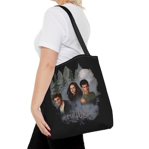 Twilight Edward, Bella, Jacob Tote Bag - Shoulder Bag - Handbag - Purse
