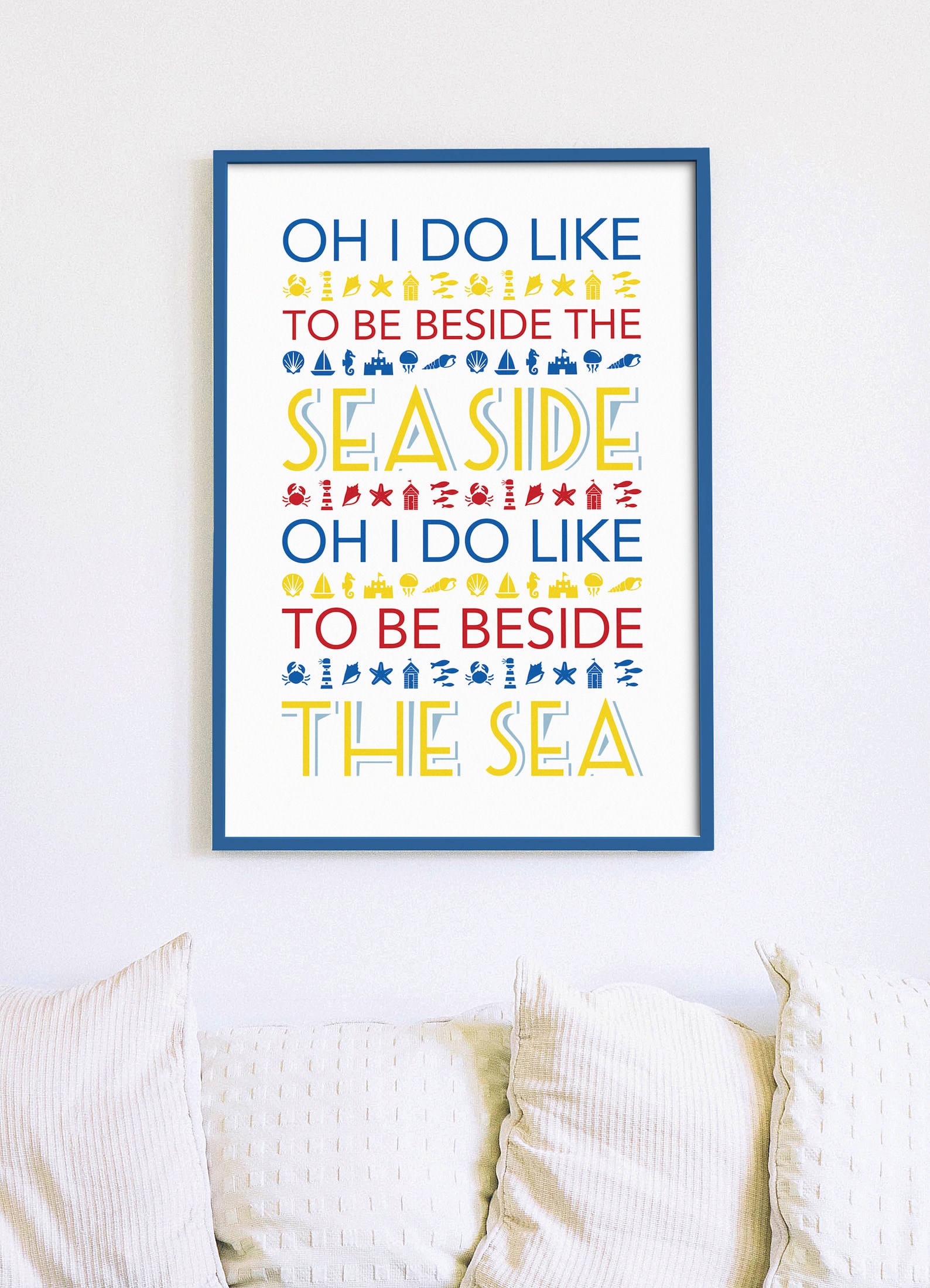 Oh I Do Like to Be Beside the Seaside Poster British Coastal Etsy UK Oh I Do Like to Be Beside the Seaside Poster British Coastal Etsy UK