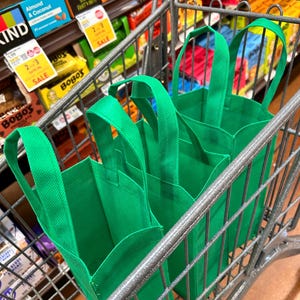 Pretend Grocery Bag, Pretend Play, Play Kitchen, Play Store, Pretend Play Toys, Play Food, Pretend Food, Felt Food, Gift Bag, Grocery Bag