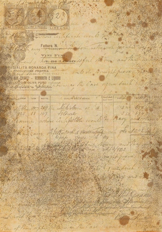 Vintage Junk Journal Papers, Digital Download, Printable Grunge Papers, Vintage Ephemera Printables, Scrapbook Papers, Journal Pages.