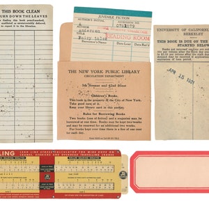 Vintage Stationery Printables, Vintage Office Printable Ephemera, Junk ...