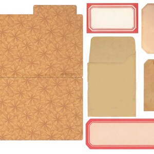 Vintage Stationery Printables, Vintage Office Printable Ephemera, Junk ...