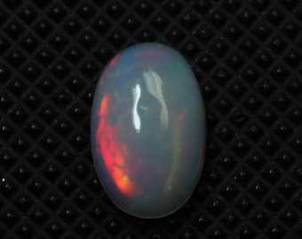 Naturlig etiopisk opal cabochon, AAA++ högkvalitativ naturlig oval flashig eldopal, Welo etiopisk opal lösa ädelstenar smyckestillbehör, 9,5 x 6 MM