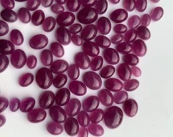 NATURAL SAPPHIRE GEMSTONE, Sapphire Oval Shape Cabochon , Pink Color Sapphire Crystal, Sapphire Stone, Pink Sapphire