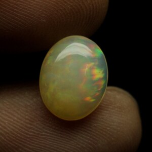 9X11MM AAA+++ Top Grade Natural Ethiopian Oval Flashy Fire Opal Cabochon Welo Opal Making Jewelry