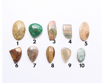 10 PCS Cabochon Gemstone Natural Multi Untreated Unheated Cabochon Loose Gemstone Loose Cabochon Stone Jewelry Supplies