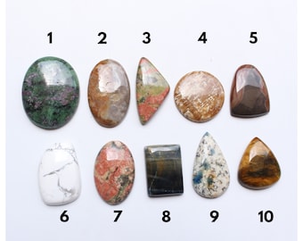 Loose Gemstone Cabochon Natural Multi Untreated Unheated Cabochon Gemstone Loose Gemstone Cabochon Stone Jewelry Supplies