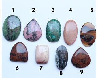 Pietre preziose Cabochon Naturali Multi Non Trattati Non Riscaldati Pietre preziose sciolte Grandi Cabochon Pietre Forniture per gioielli