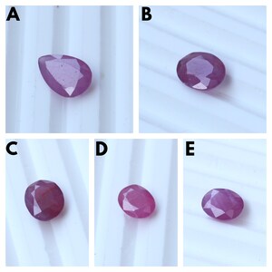 RED RUBY GEMSTONE Natural Red Ruby gemstone Emerald Cut Gemstone, Natural Ruby cut grade faceted Emerald Cut Loose Loose Gemstone