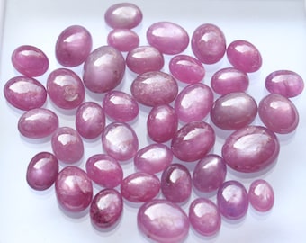 Ruby Gemstone Cabochon AAA+ Natural Red Ruby Oval Smooth Polished Cabochon Loose Gemstone, Ruby Cabochon Unheated Ruby Loose Gemstone