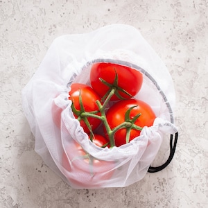 Set of 9 Reusable Produce Bags for Zero waste Grocery Shopping and Sustainable Living. Mesh Produce Bags For Vegetables and Fruits. image 3