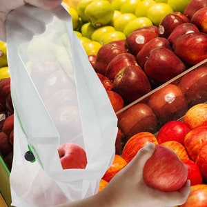 Set of 9 Reusable Produce Bags for Zero waste Grocery Shopping and Sustainable Living. Mesh Produce Bags For Vegetables and Fruits. image 8