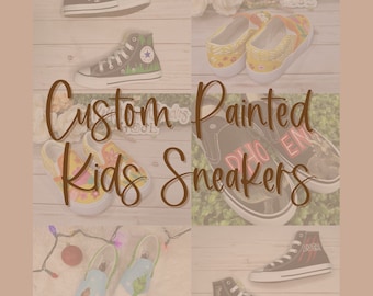 Custom Painted Kid's Shoes