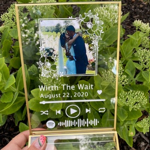 Aangepaste Spotify acryl albumhoezen goud moderne stijl