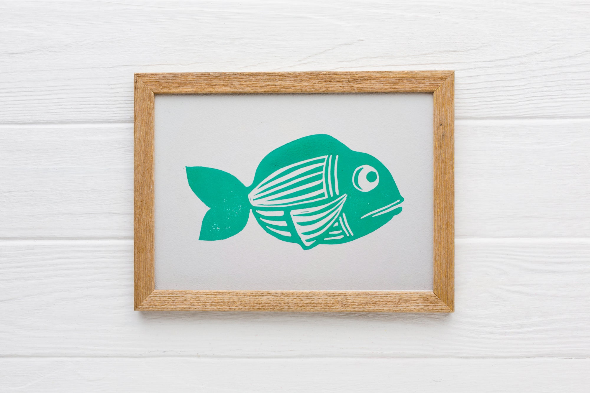 Poisson en Linogravure