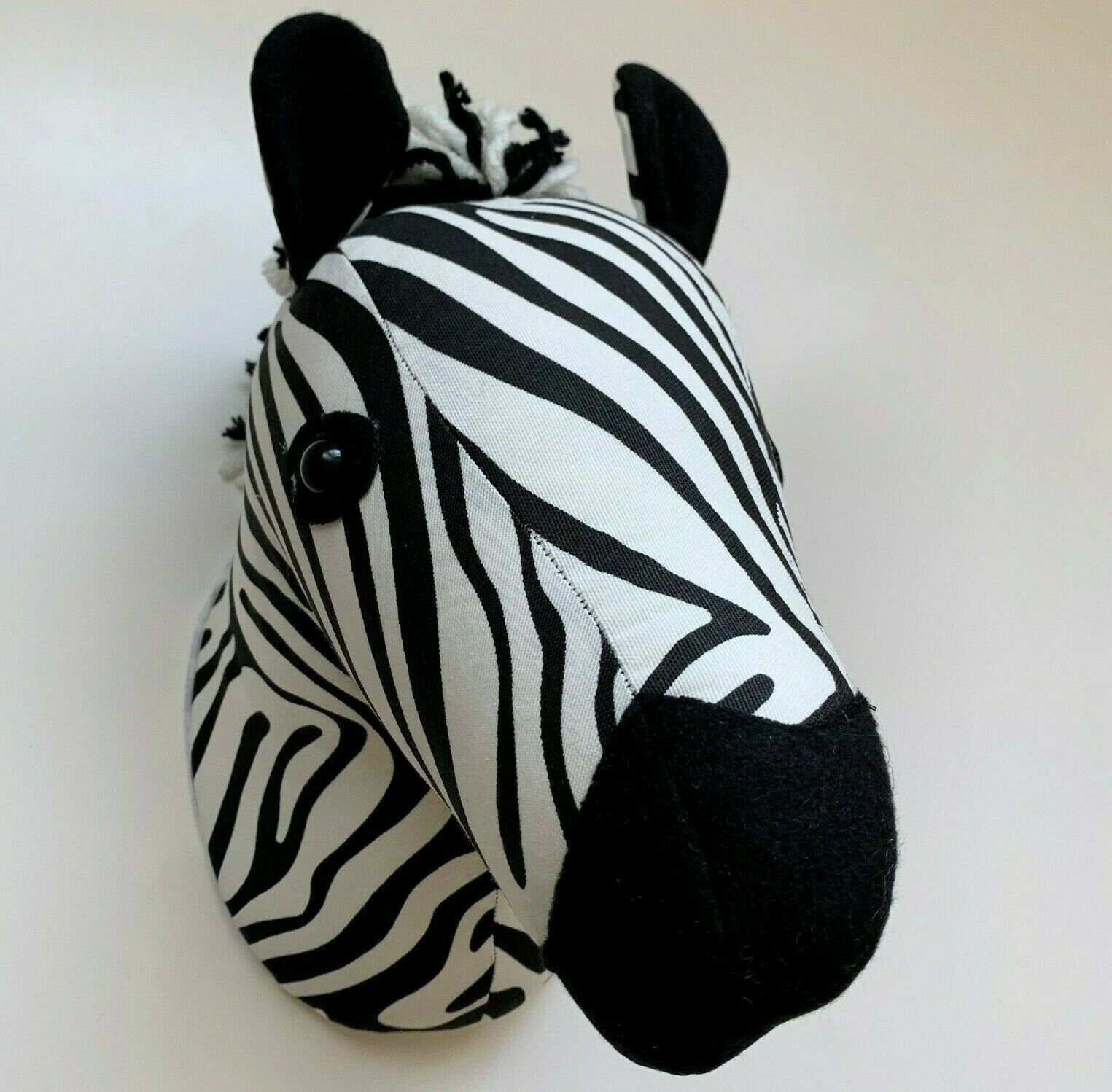 Zebra 3D Wall Head Mount Nursery Decor Kids Animal Hanging Etsy