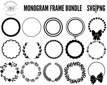 Download Free Monogram Svg Etsy