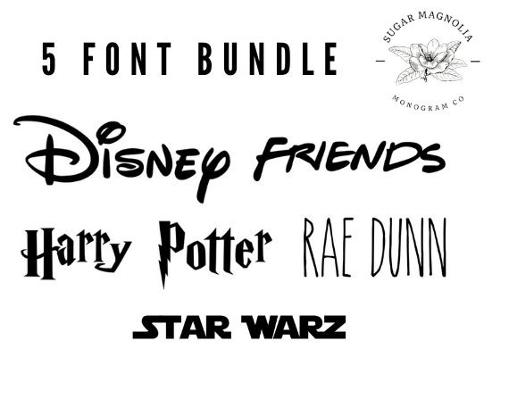 Fonts For Cricut-Font Bundle-Cricut Fonts-Font-Friends Fonts-Fonts fo…