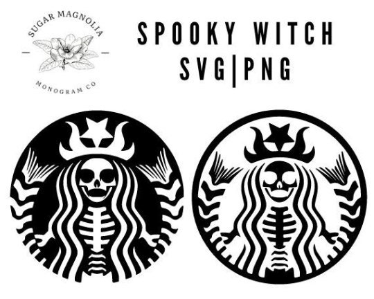 Halloween SVG-Fall svg-Starbucks svg-svg file bundle-Starbucks Witch …