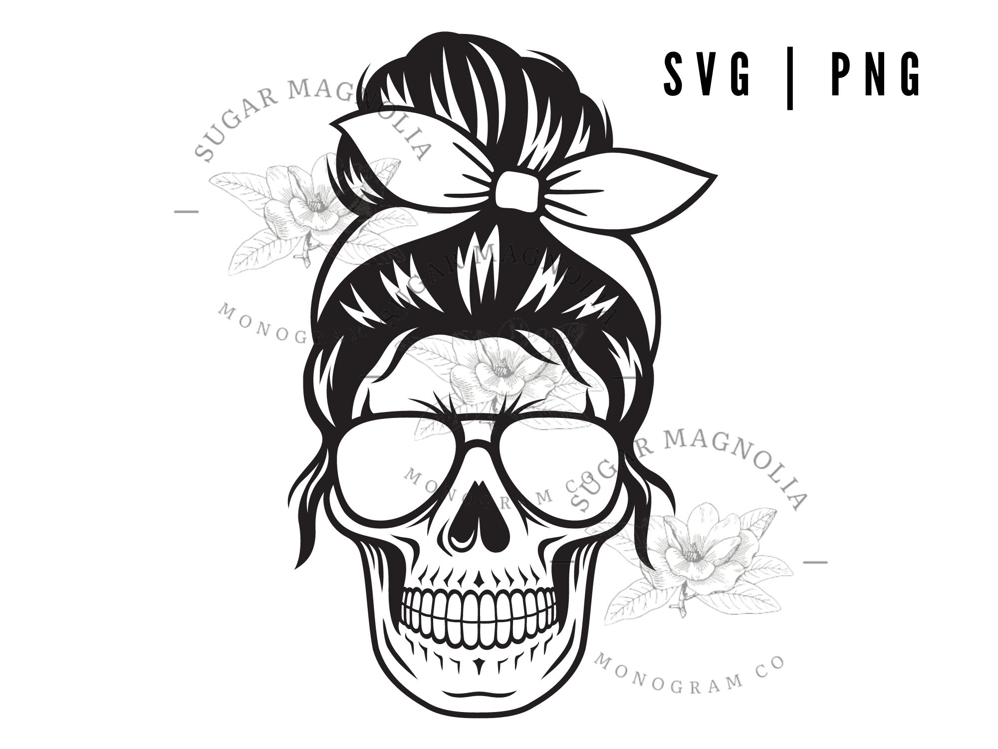 Mom Life SVG & PNG |  Mom Life Skull | Mom Life Bun Hair | Mom Life S…