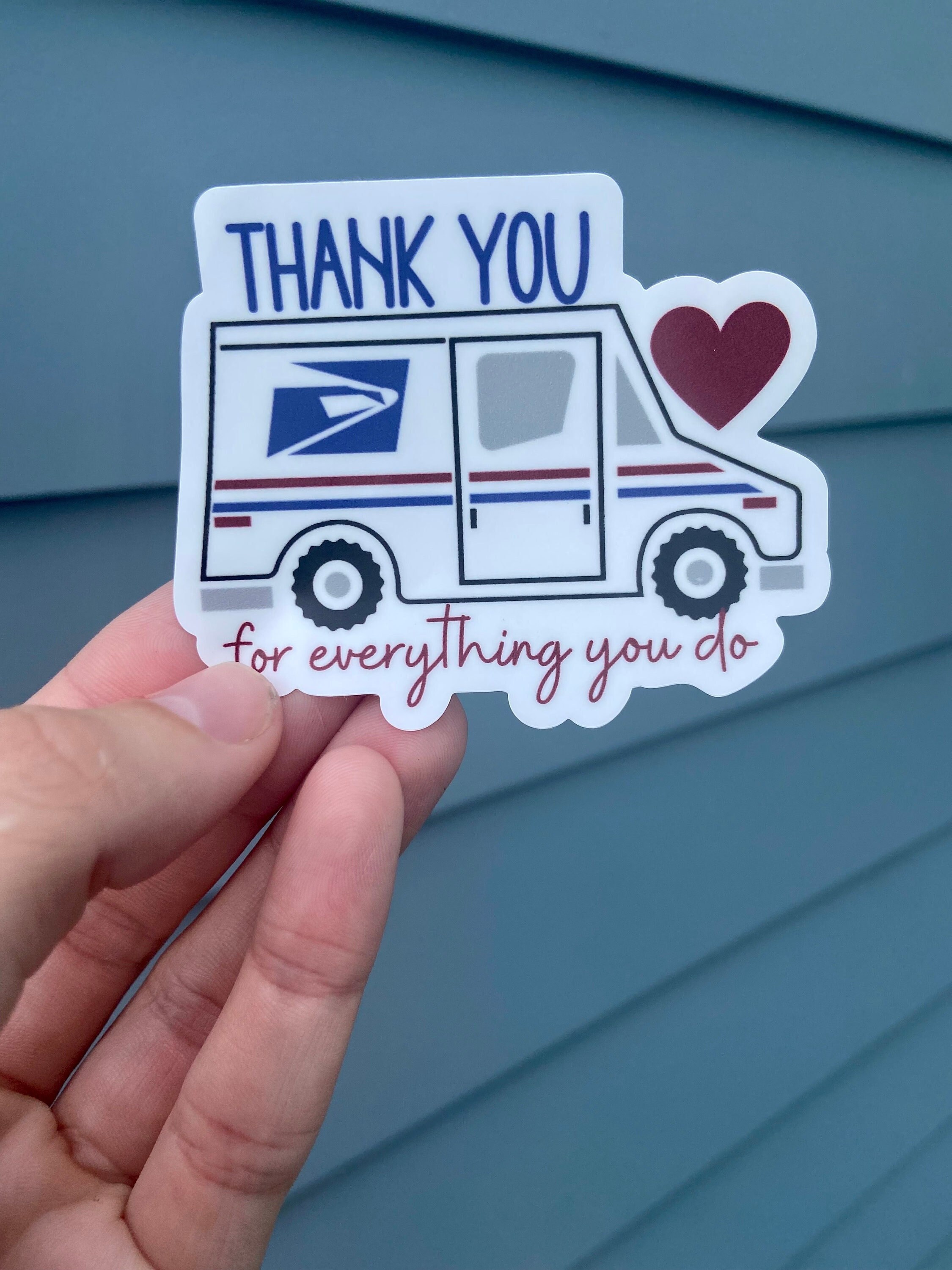Thank You Delivery Sticker | USPS Thank You Mail Box Sticker | Thank …