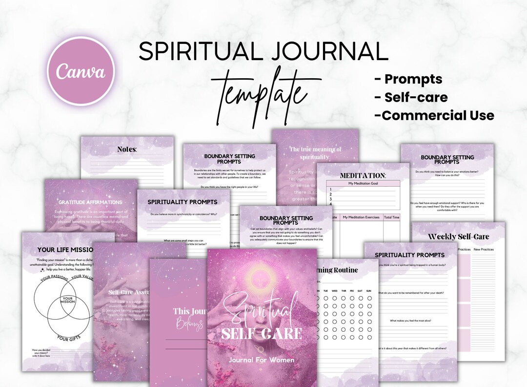 Shadow Growth Journal.pdf MRR Spiritual Shadow Work Canva Journal, 30 Shadow Work Journal Prompts ...