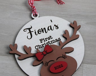 Baby's First Christmas Personalized Ornament