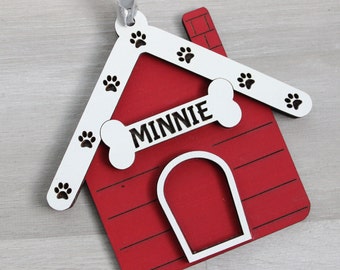 Personalized Dog House Ornament