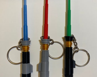 Light Saber Retractable Keychain
