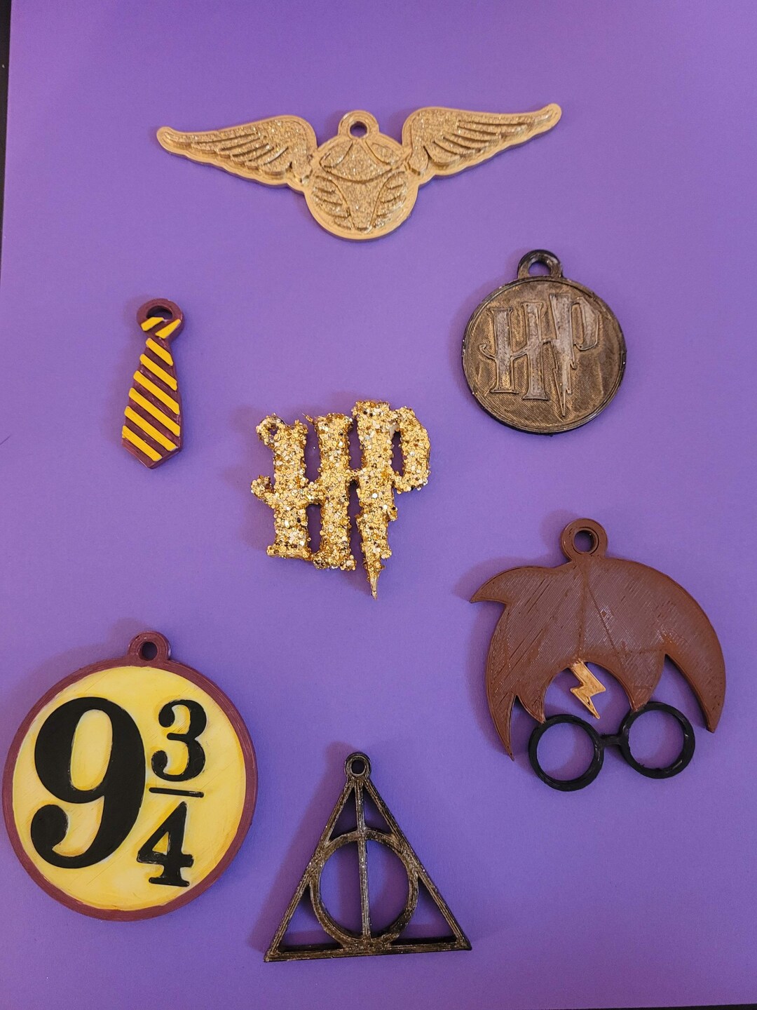 Made to Order HP Wizard Inspired 3D Printed Ornaments Etsy