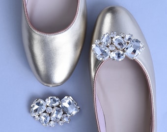 Large Crystal Bridal Shoe Clip