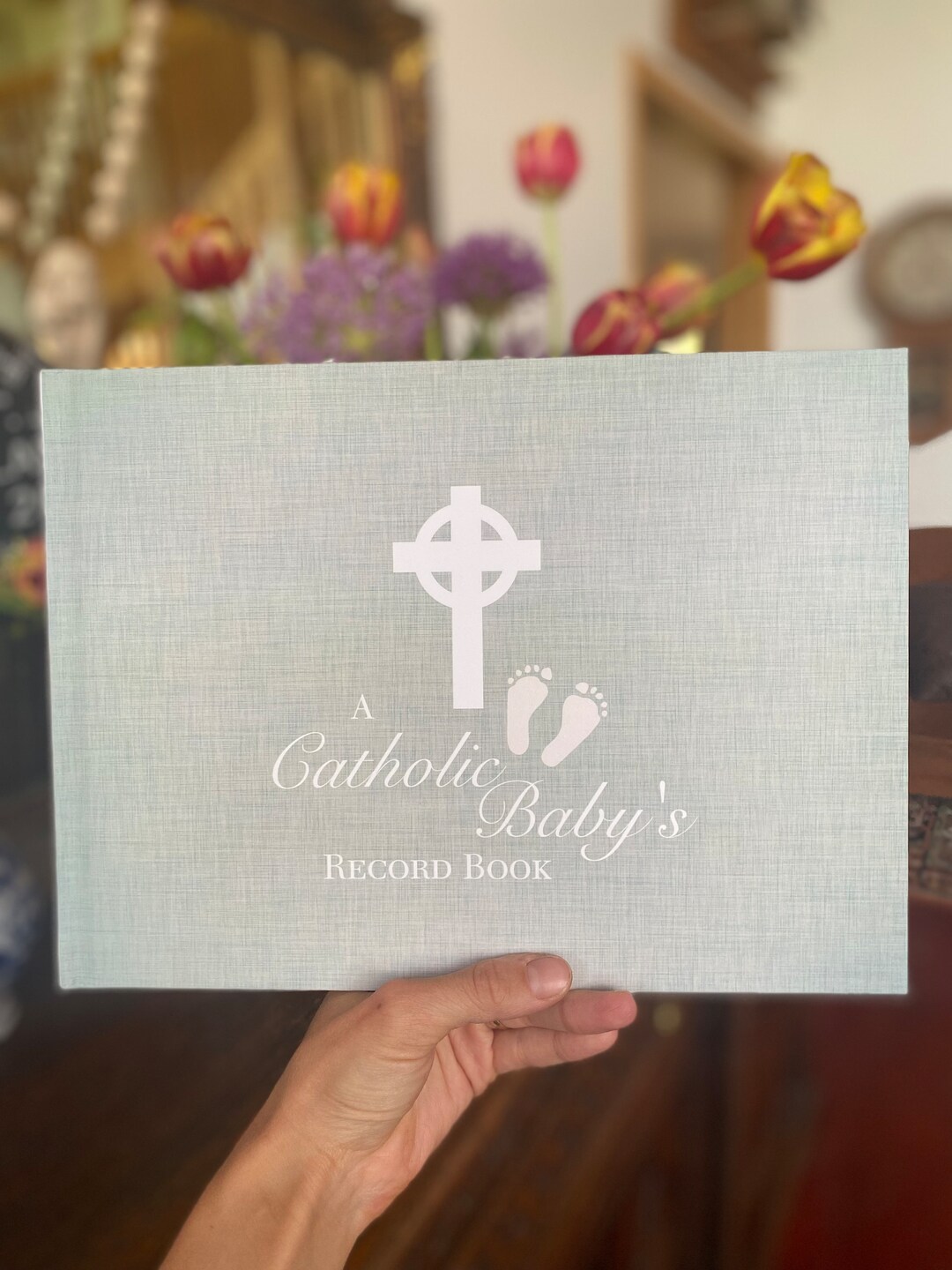 Catholic Adoption Baby Book Gift Wrap Included Etsy