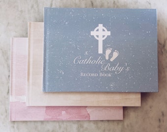 A Catholic Baby’s Record Book, gift wrap included